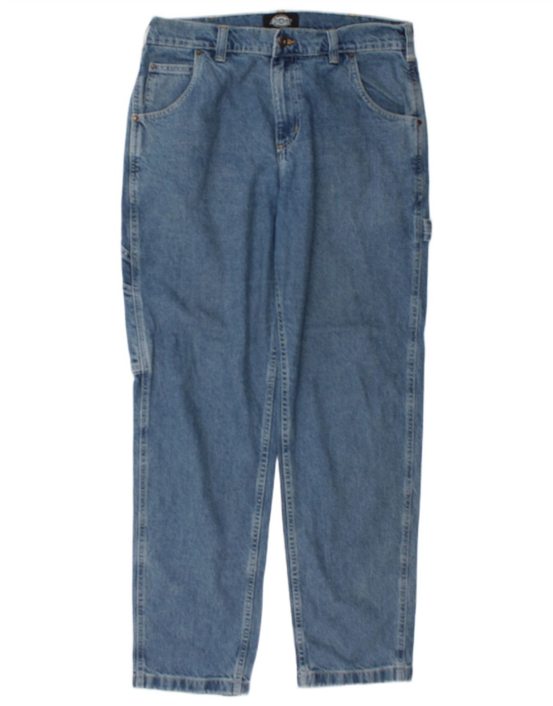Blugi Dickies pentru bărbați, cu buzunare cargo, croială conică, W33 L32, bumbac albastru