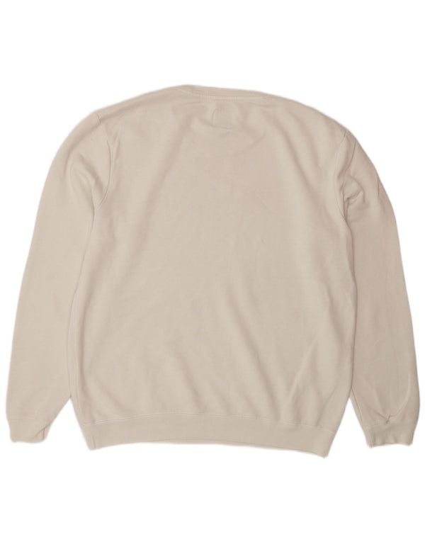 Pulover Jack Wills pentru bărbați, mare, alb, din bumbac
