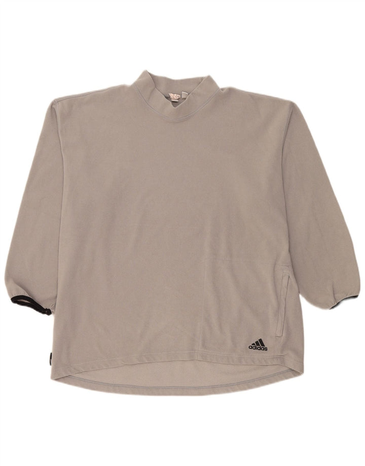 Pulover pentru bărbați Adidas Climawarm Fleece XL poliester gri