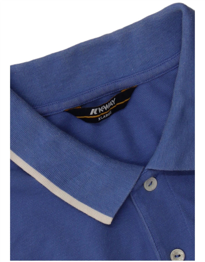 Tricou polo pentru bărbați K-WAY XL Albastru