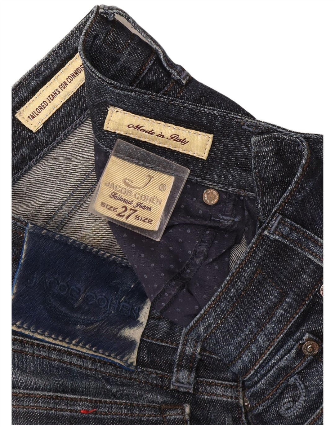 Blugi slim pentru femei Jacob Cohen L27 L28 Bumbac albastru