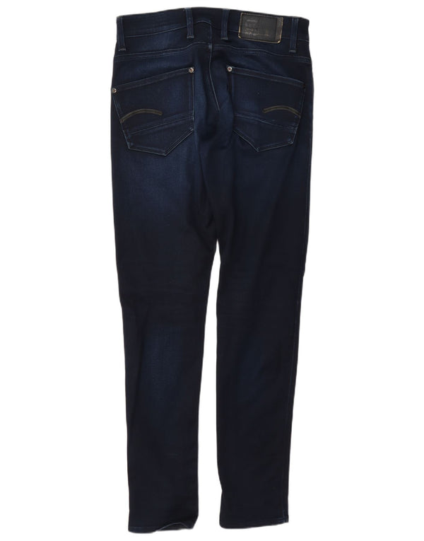 Blugi G-Star Revend Super Slim pentru femei W29 L32 bumbac bleumarin