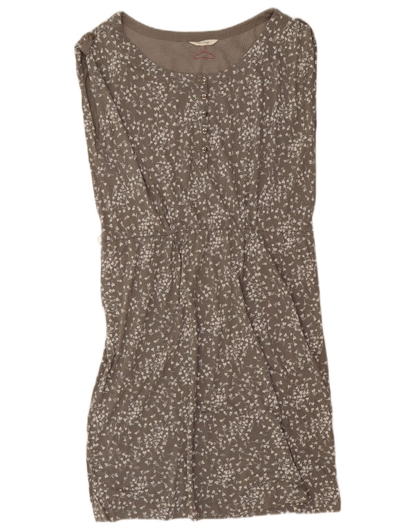 White Stuff Rochie pentru femei fără mâneci, UK 14, mare, gri, florală