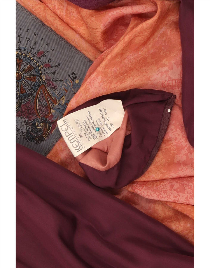 Jachetă Bomber Bărbați Kempel UK 42 XL Bordeaux Mătase