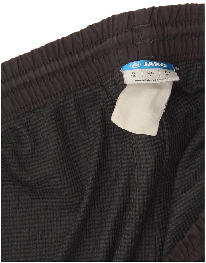 Pantaloni de trening cu grafică Jako pentru bărbați, mari, gri, color block
