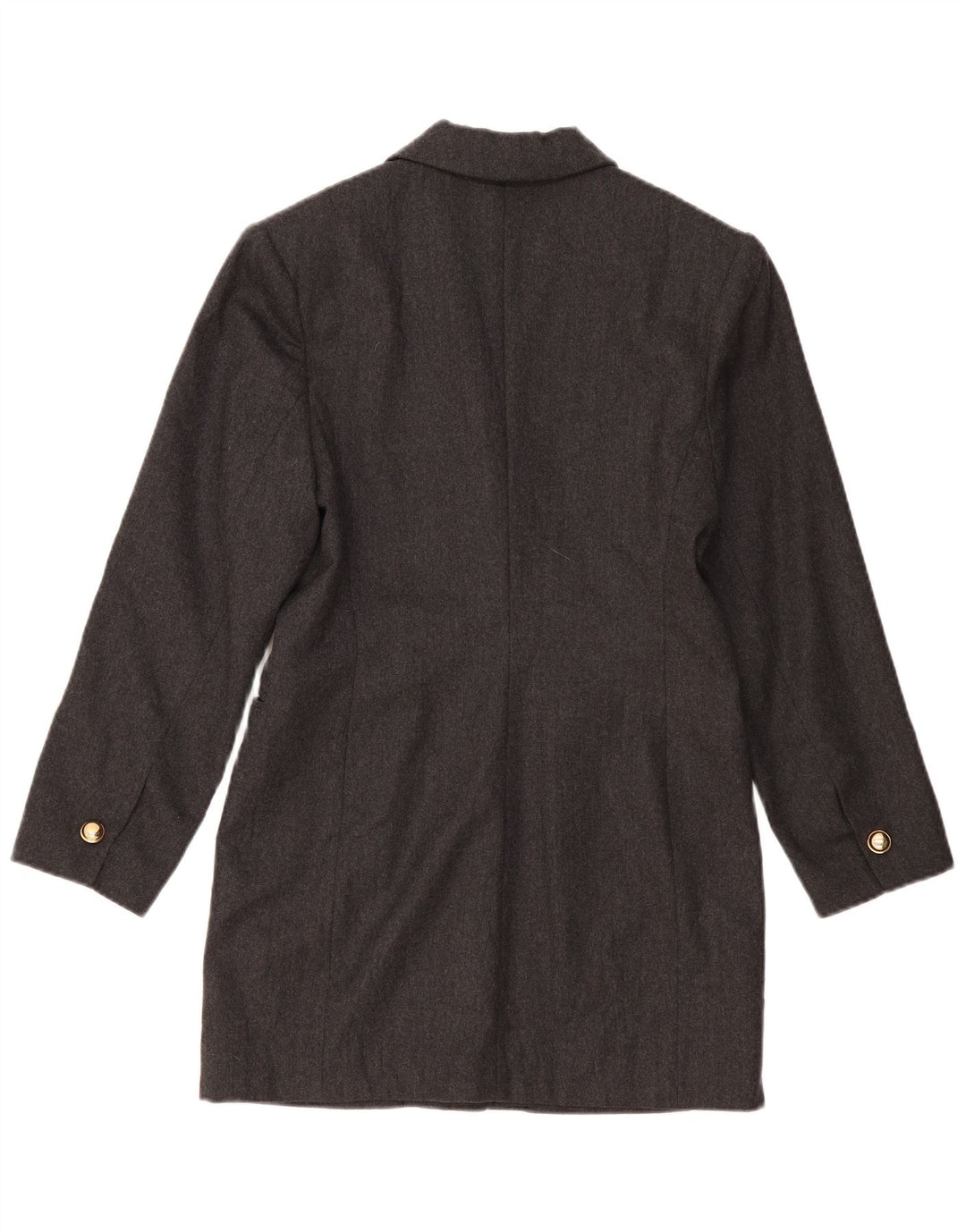 Jachetă vintage pentru femei cu paragate cu 1 nasture US 2 XS Lână gri