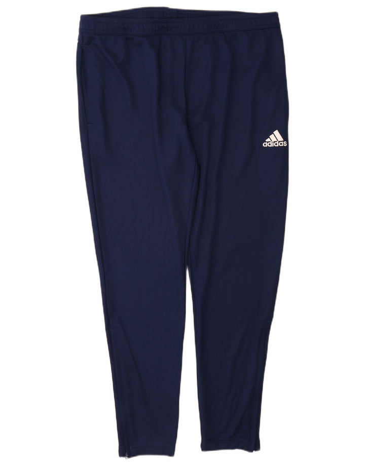 Pantaloni de trening Adidas Aeroready pentru bărbați XL, poliester bleumarin