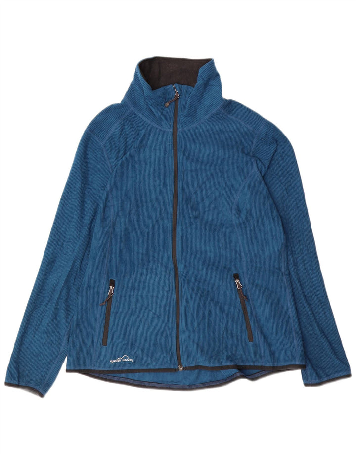 Jachetă fleece pentru femei EDDIE BAUER UK 18 XL poliester albastru