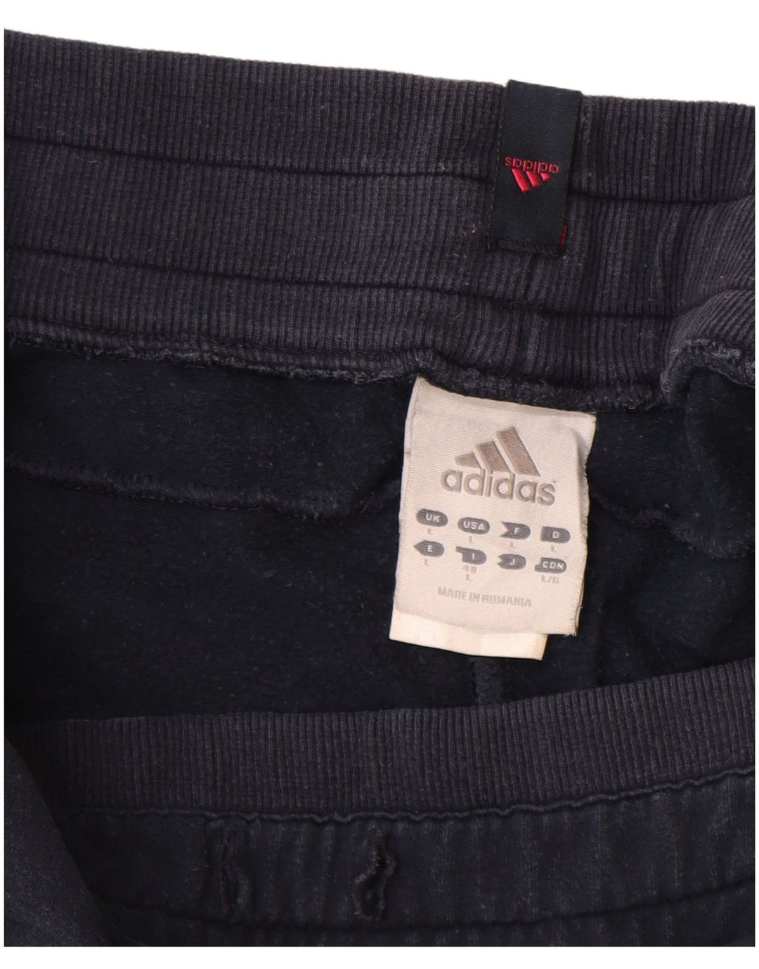 Pantaloni de trening Adidas pentru femei Joggeri UK 14 Mare Bumbac bleumarin