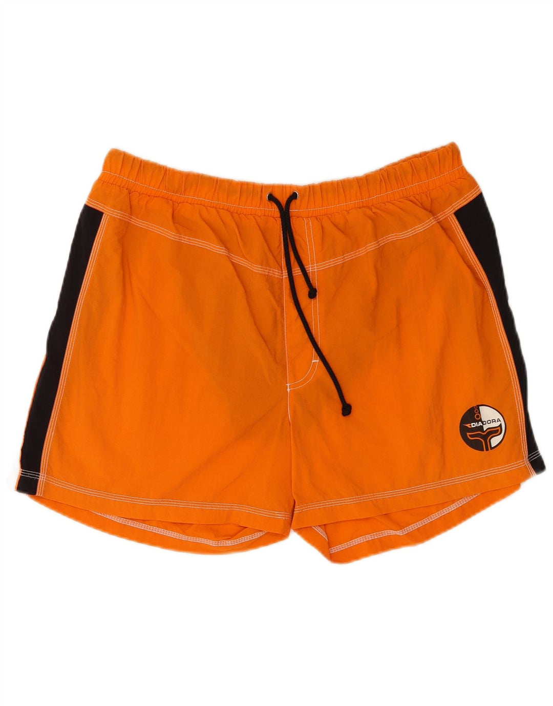 Pantaloni scurți de înot obișnuiți pentru bărbați Diadora, 2XL, portocaliu, poliamidă color bloc
