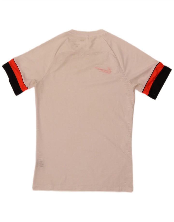 Tricou Nike Dri Fit pentru bărbați Top mic, alb, poliester color bloc