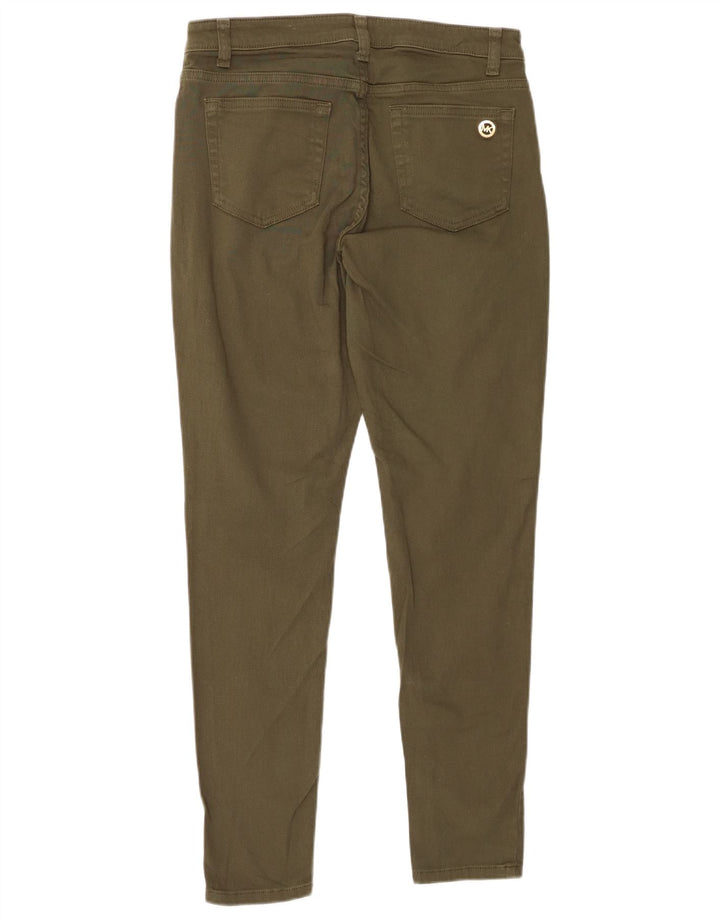 MICHAEL KORS Pantaloni skinny casual pentru femei US 8 Medium W28 L29 Khaki