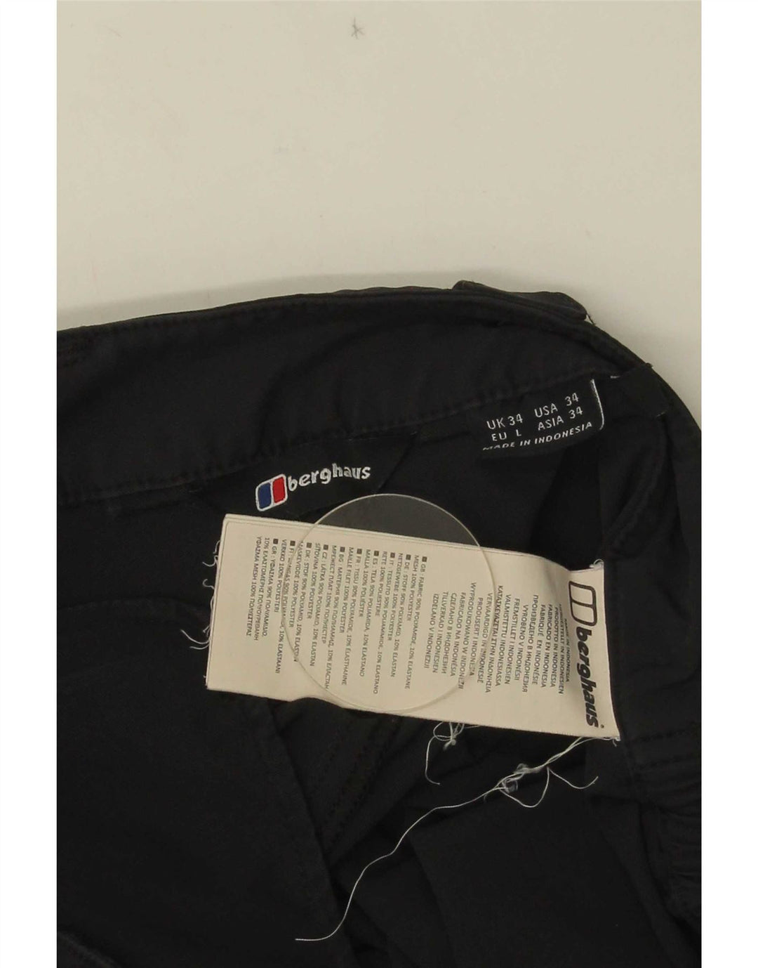 Pantaloni cargo drepti pentru bărbați Berghaus W34 L30 poliamidă gri