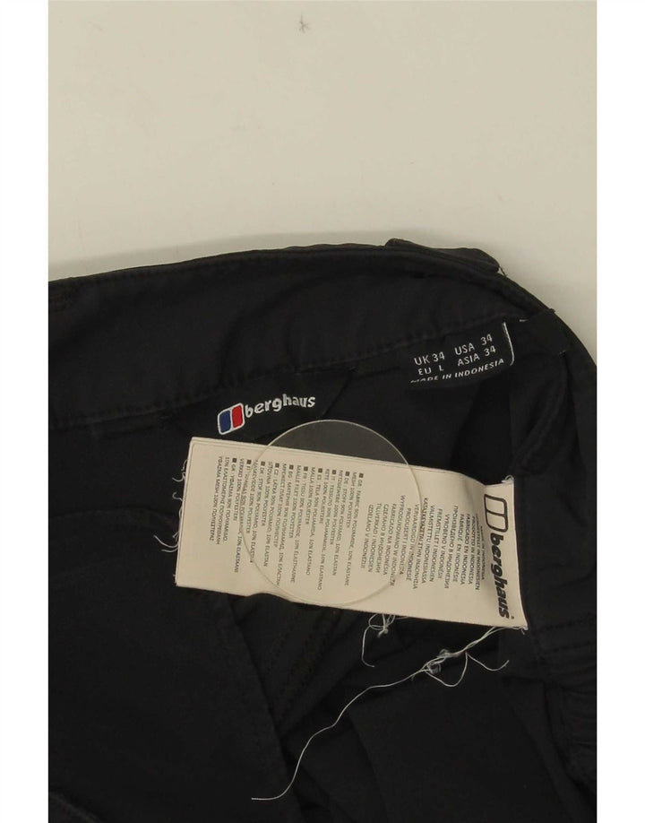 Pantaloni cargo drepti pentru bărbați Berghaus W34 L30 poliamidă gri