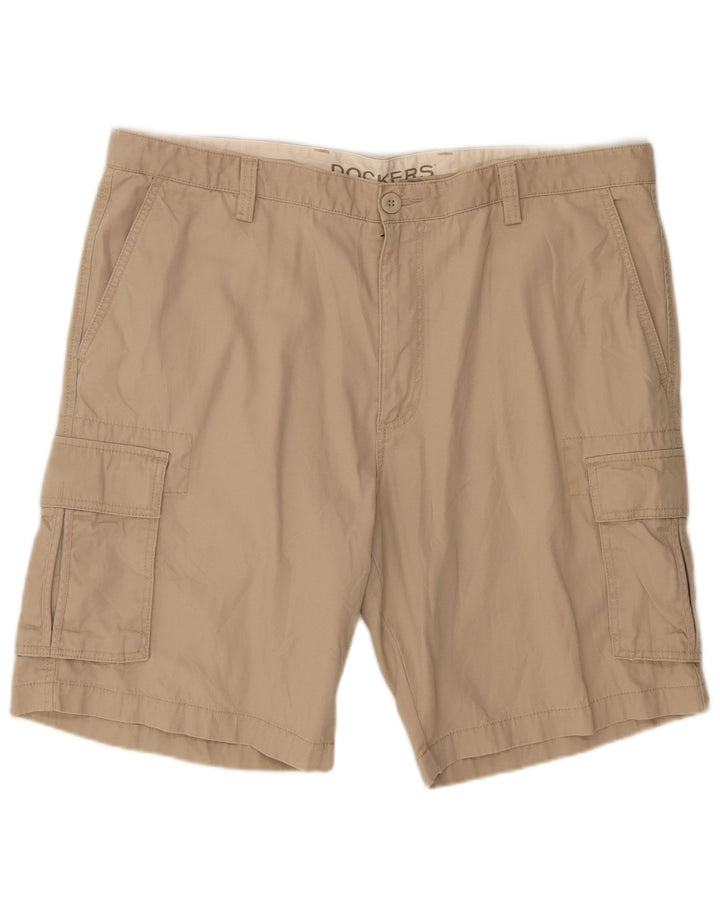 Pantaloni scurti cargo pentru bărbați Dockers W42 2XL, bumbac, bej