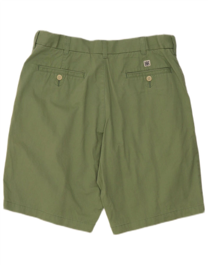Pantaloni scurți chino pentru femei Marks & Spencer W34, bumbac verde mare