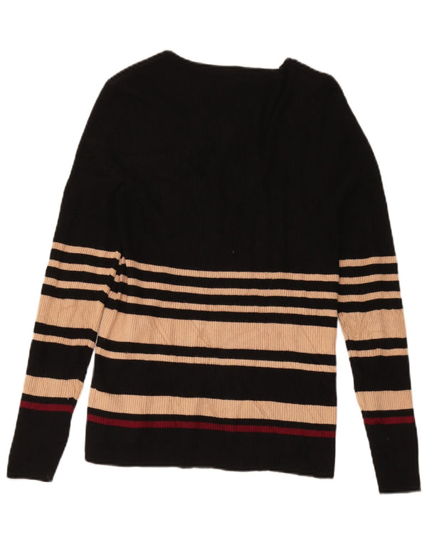 Marks & Spencer Pulover cu decolteu în V pentru femei UK 14 Medium Black Dunge