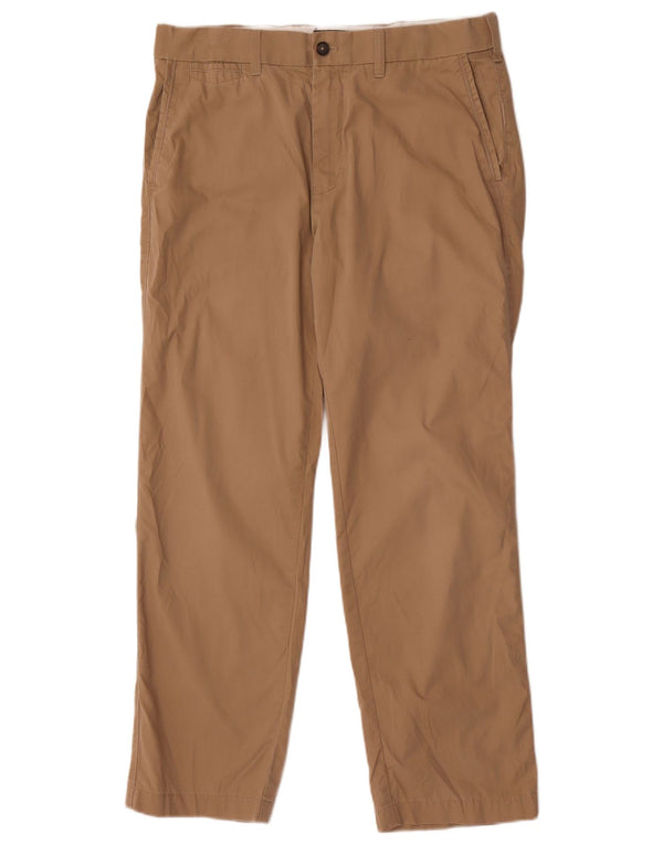 Marks & Spencer Pantaloni chino drepți Blue Harbour pentru bărbați L34 L29 bej