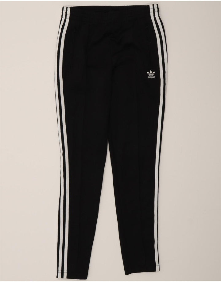 Pantaloni de trening Adidas pentru femei UK 8 Poliester negru mic