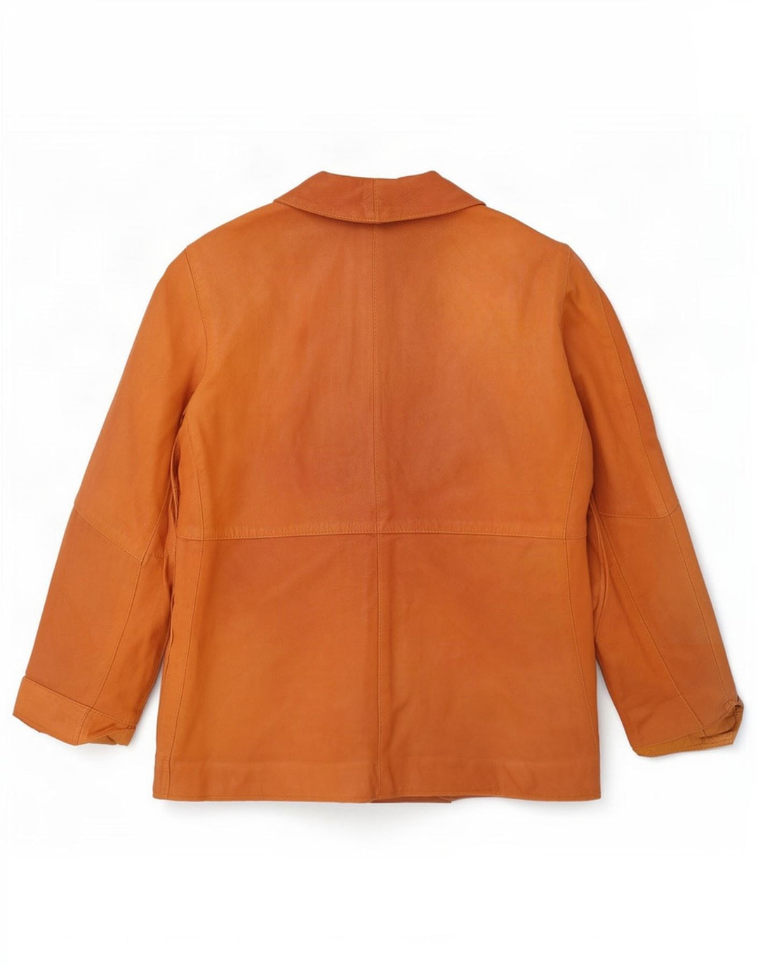 Geacă de piele vintage pentru femei EU 44 XL maro