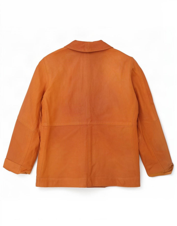 Geacă de piele vintage pentru femei EU 44 XL maro