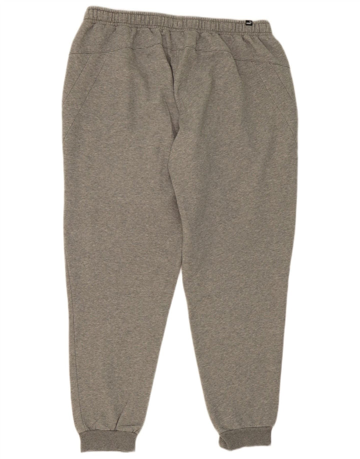 Pantaloni de trening grafic PUMA pentru bărbați Pantaloni de jogging 2XL bumbac gri