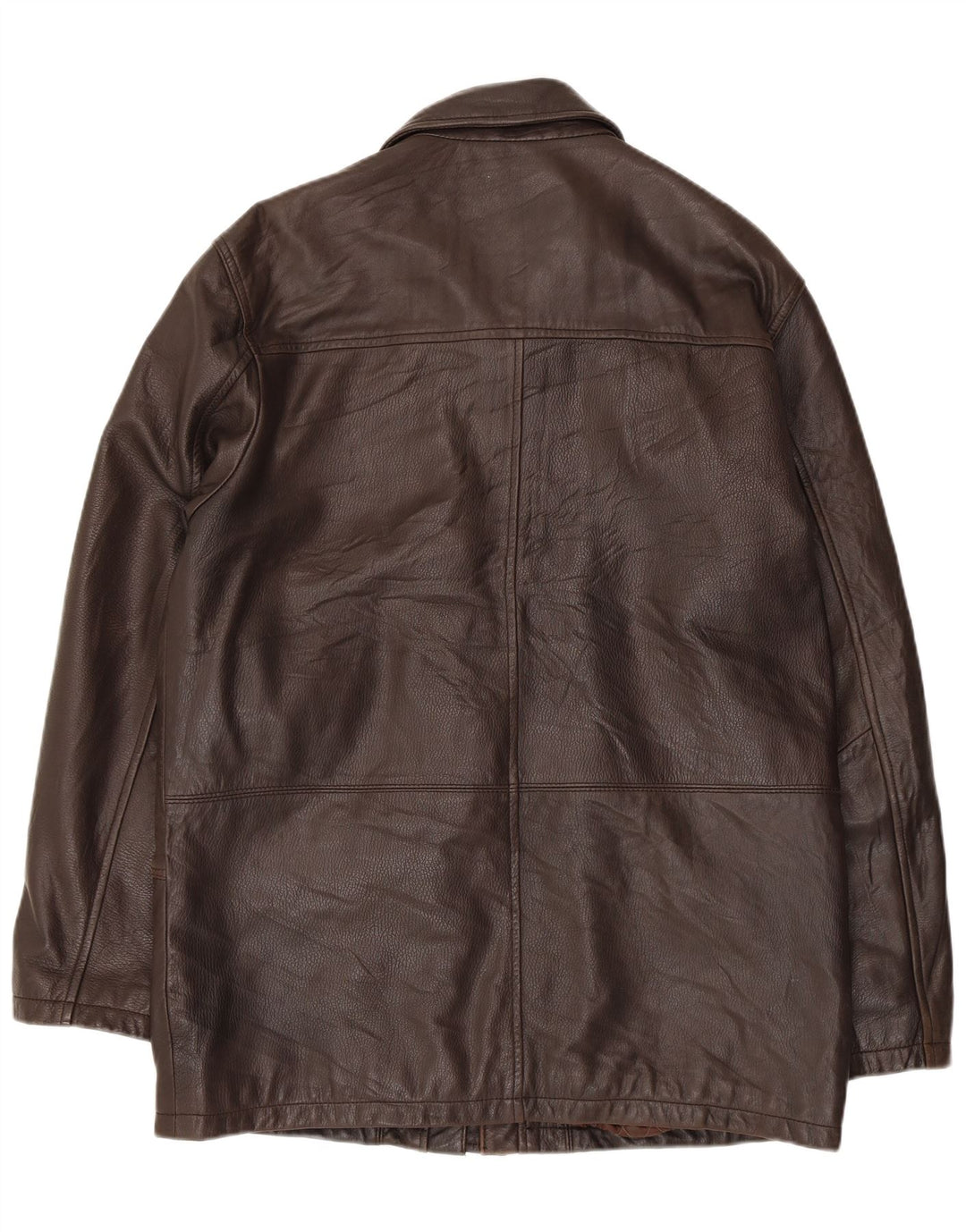 Palton din piele pentru bărbați Blackthorn IT 52 XL din piele maro