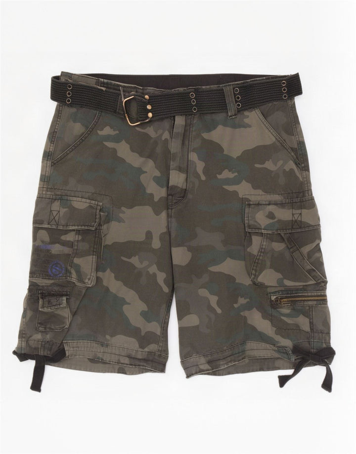 Pantaloni scurți cargo Brandit pentru bărbați 3XL W40 Camuflaj verde
