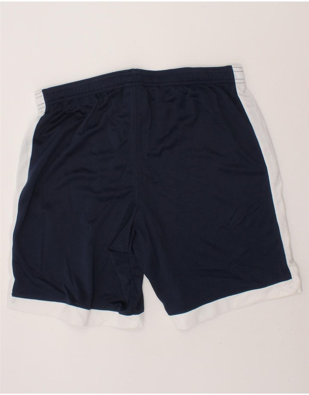 NIKE Mens Dri Fit Sport Shorts Small  Navy Blue Colourblock Polyester Vintage Nike and Second-Hand Nike from Messina Hembry 