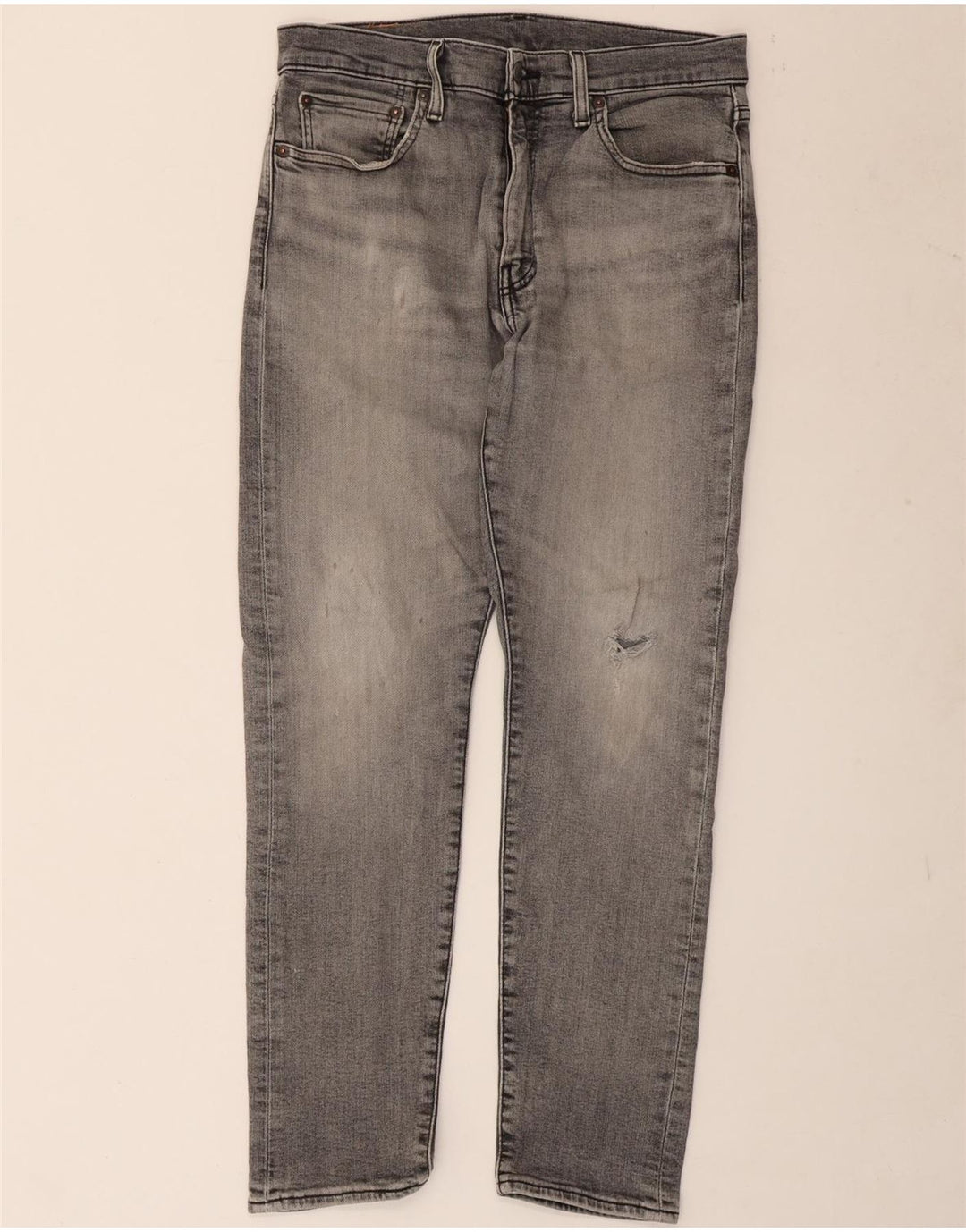 Blugi conici 512 distressed Slim Tapered pentru bărbați Levi's W32 L30 gri