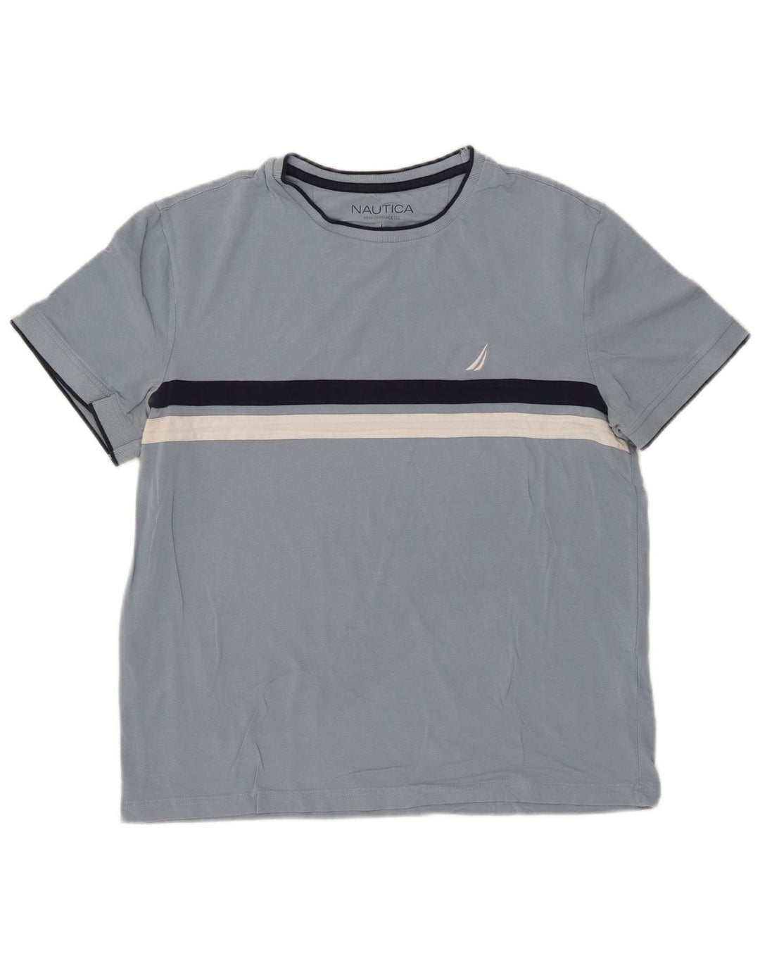 Tricou pentru bărbați Nautica Top mare, albastru, bumbac