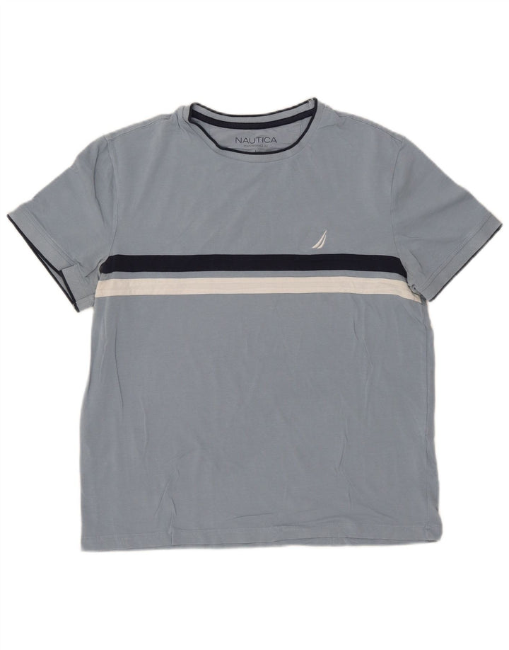 Tricou pentru bărbați Nautica Top mare, albastru, bumbac