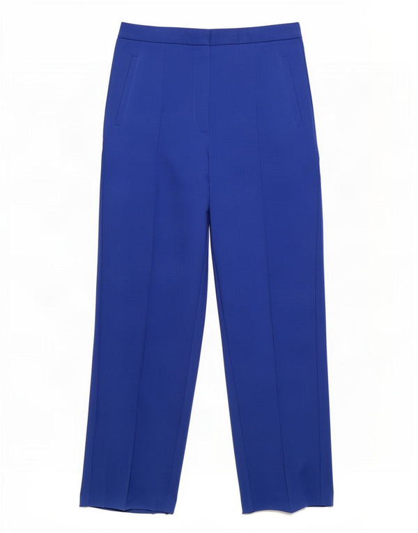 Pantaloni chino conici pentru femei Zara Mediu L28 L27 Poliester albastru