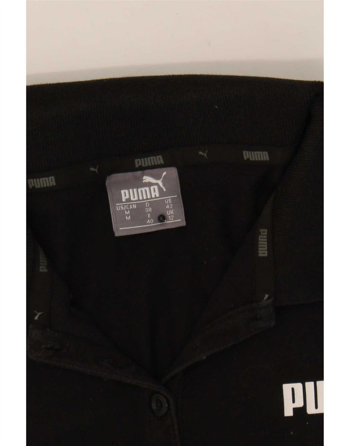 Tricou polo Puma pentru femei UK 12 Medium Negru