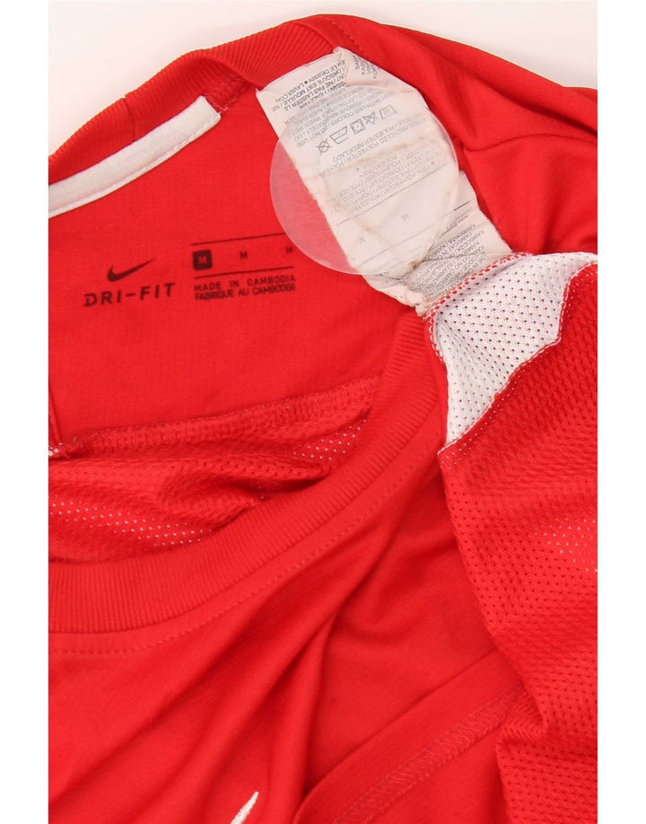 Tricou Nike Dri Fit pentru bărbați Top Medium Red Poliester