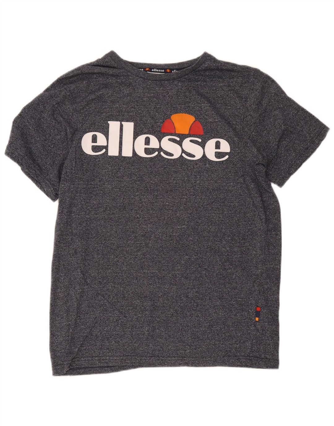 Tricou cu grafic pentru bărbați Ellesse Top din bumbac cu pete gri mediu