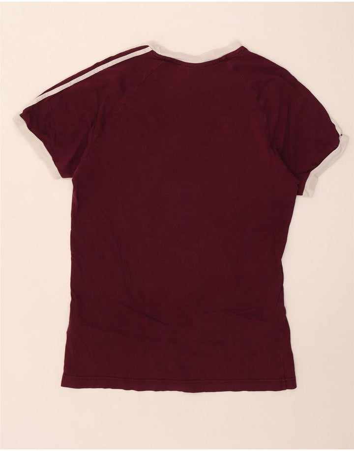Tricou pentru bărbați Adidas Top Medium Burgundy Bumbac