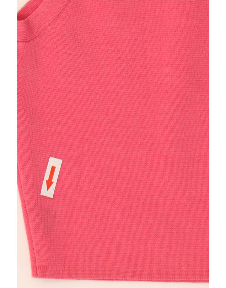 Top Vest Crop pentru Damă Zara UK 12 Roz Mediu