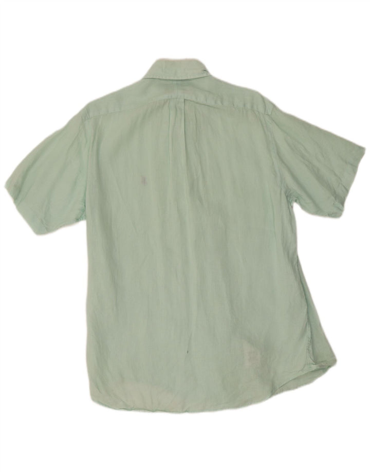 Cămașă cu mânecă scurtă pentru bărbați Ralph Lauren, in verde mediu