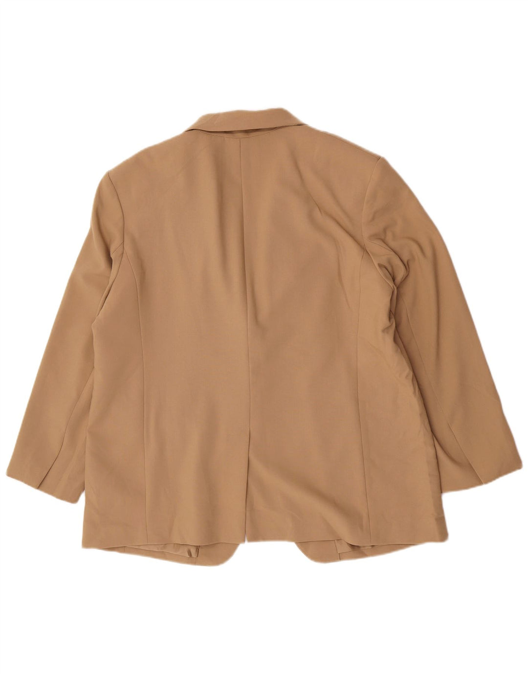 Jachetă pentru femei Marks & Spencer cu 1 nasture, UK 18 XL, poliester bej