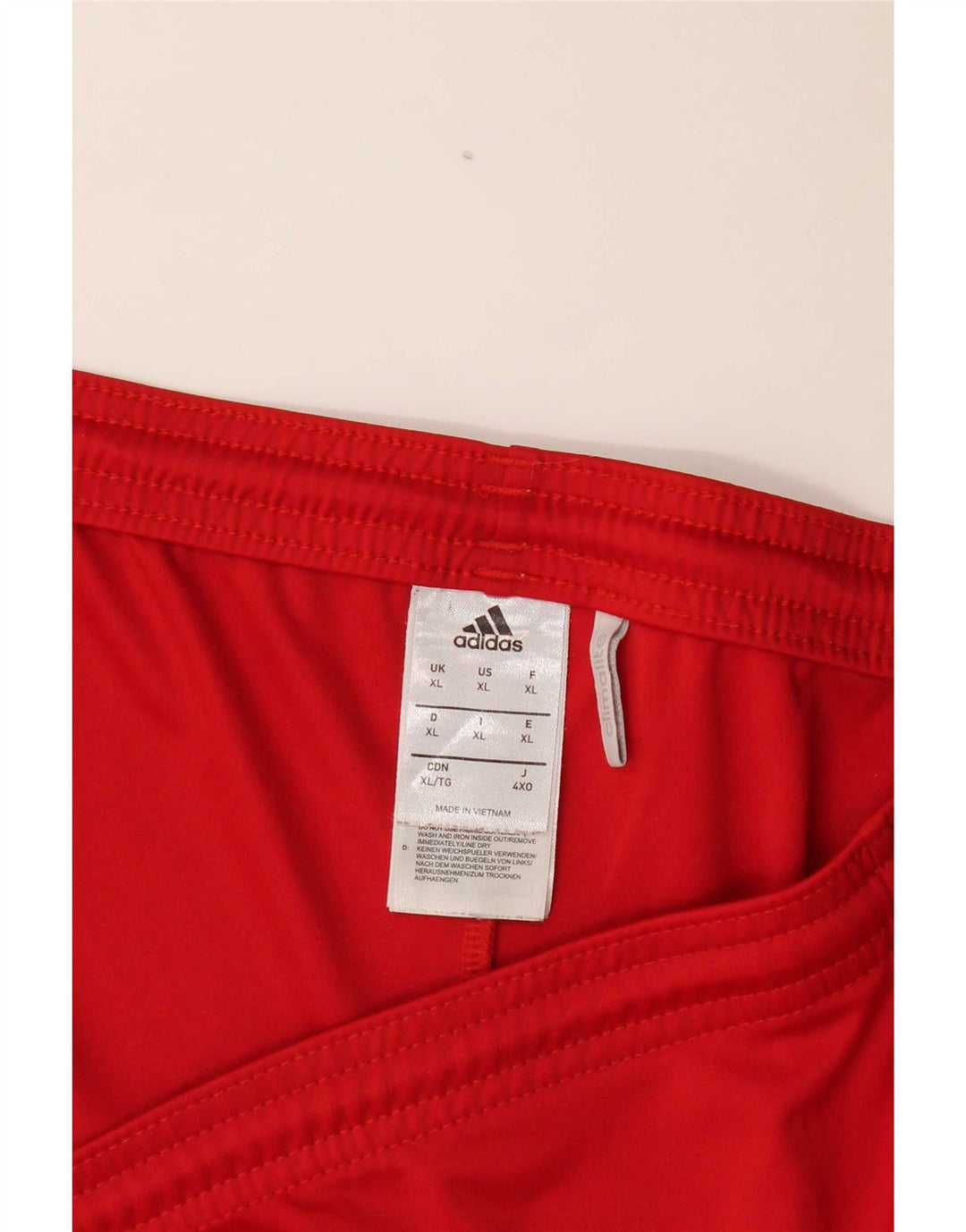 Pantaloni scurți sport pentru bărbați Adidas Climalite XL poliester roșu