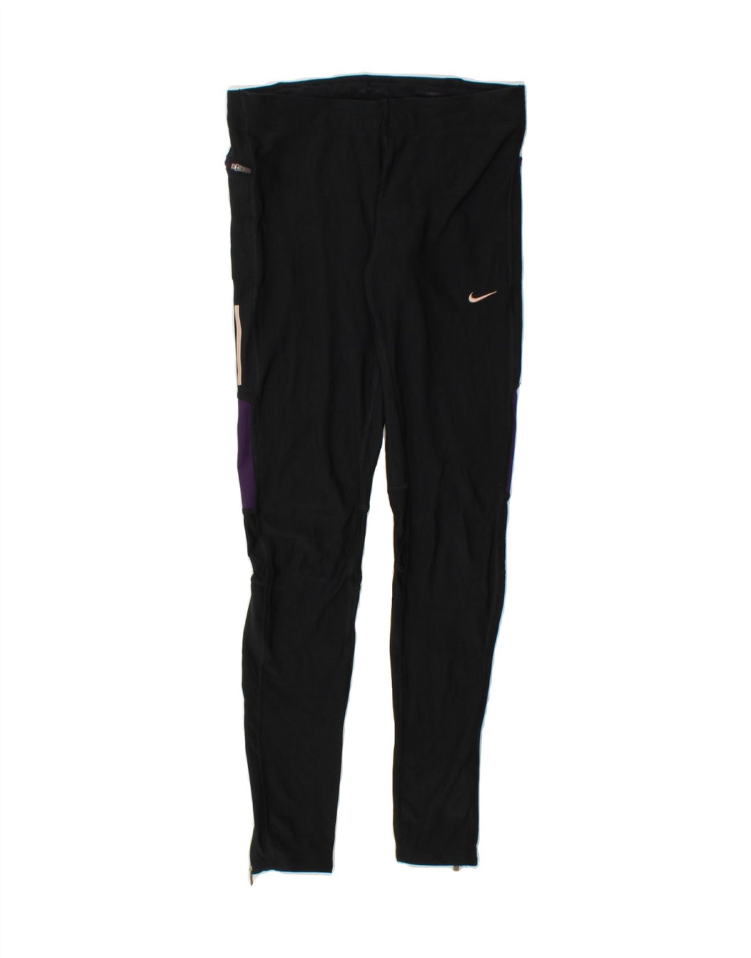 NIKE Womens Dri Fit Leggings UK 10 Small  Black Vintage Nike and Second-Hand Nike from Messina Hembry 