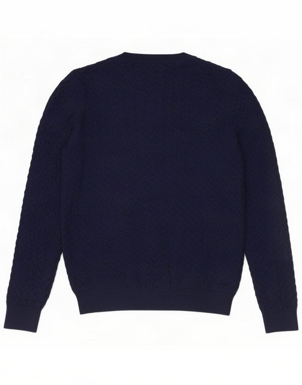 Crew Clothing Pulover cu decolteu în V pentru femei UK 14 Medium Bleumarin Blue