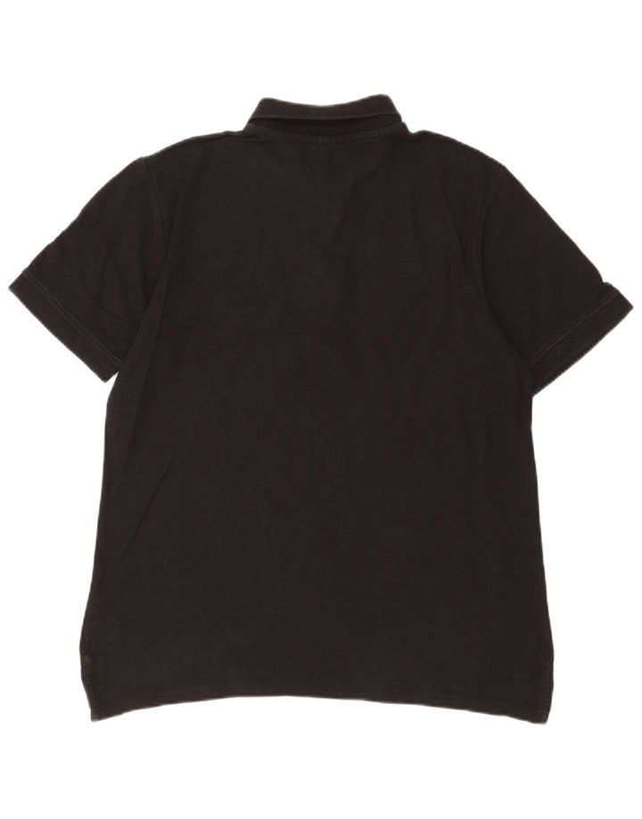Tricou polo pentru bărbați Ellesse, mare, negru, bumbac