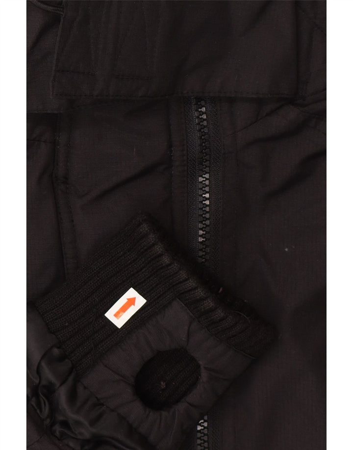 SUPERDRY jachetă de vânt cu glugă, cu glugă, pentru femei, UK 10, neagră