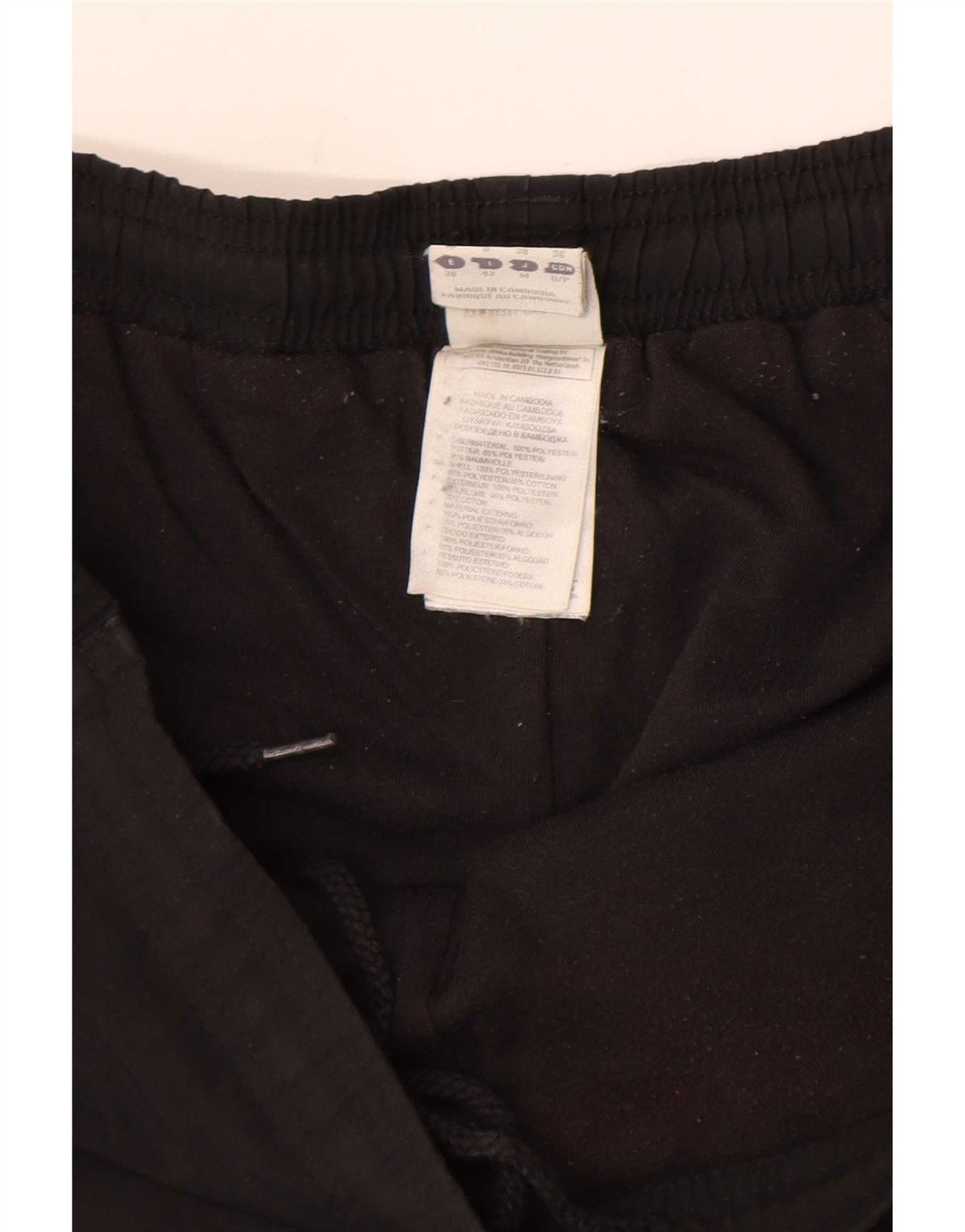 Pantaloni scurți sport Adidas pentru femei UK 10 Small Negru Poliester