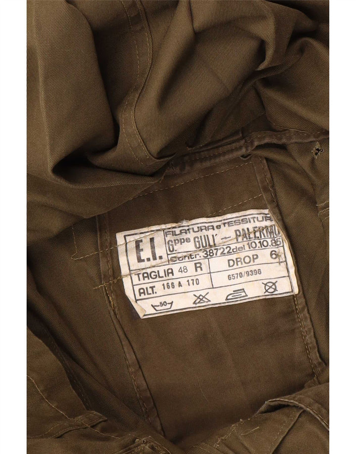 Jachetă militară vintage pentru bărbați IT 48 Medium Khaki