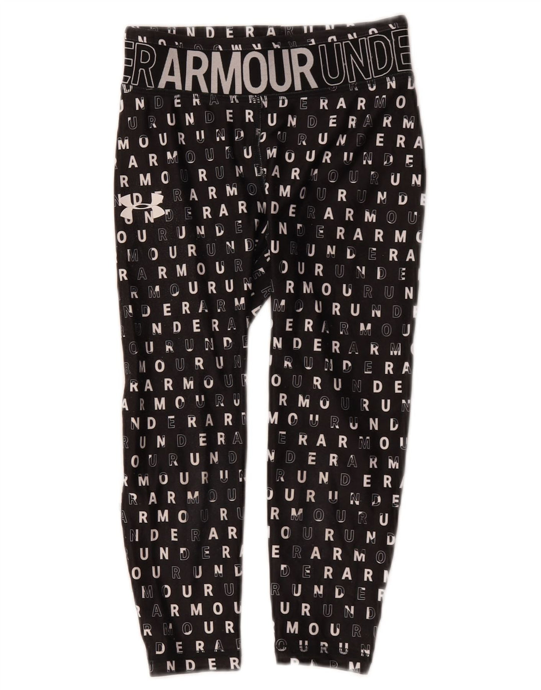 Leggings grafic Under Armour fete 7-8 ani poliester negru mic