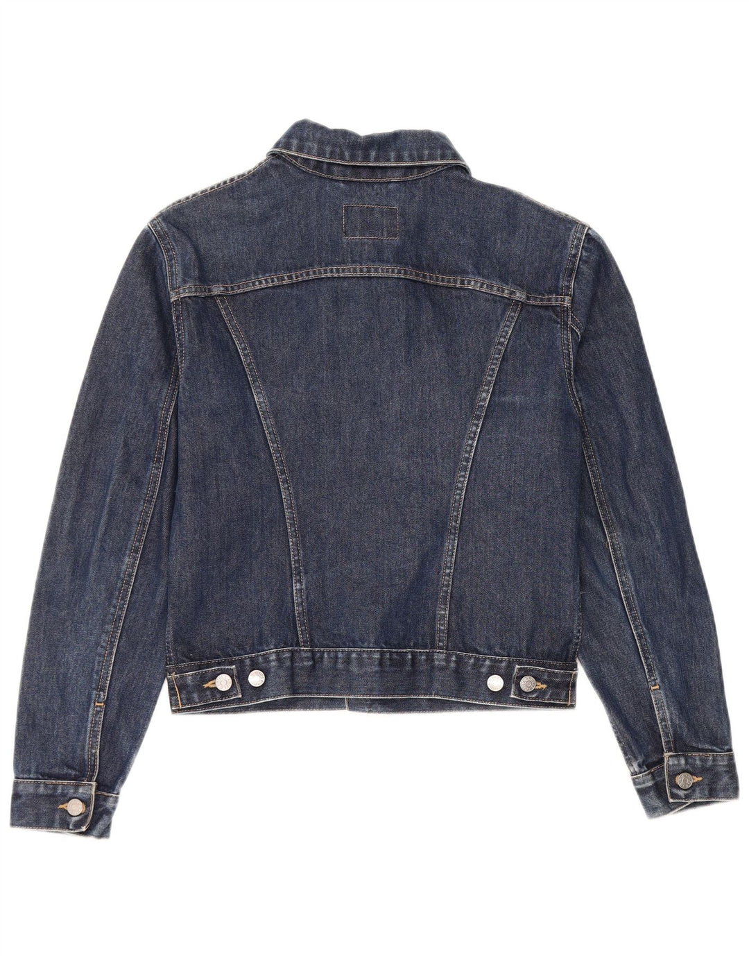 Jachetă de denim crop pentru femei Rifle UK 6 XS Bumbac albastru