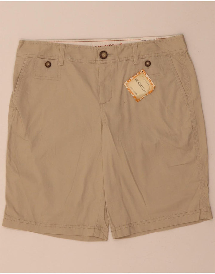 DOCKERS Womens Bermuda Bermuda Shorts US 10 Large W32  Beige Cotton Vintage Dockers and Second-Hand Dockers from Messina Hembry 